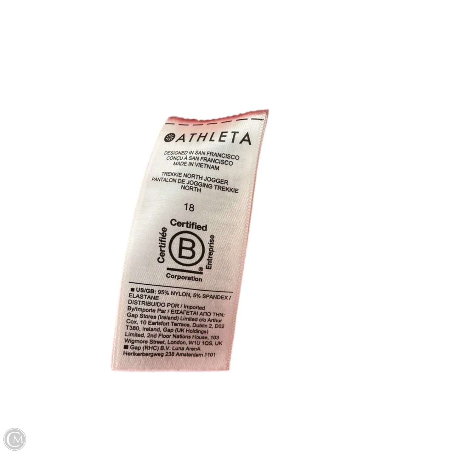 Athletic Pants By Athleta In Orange, Size: 18