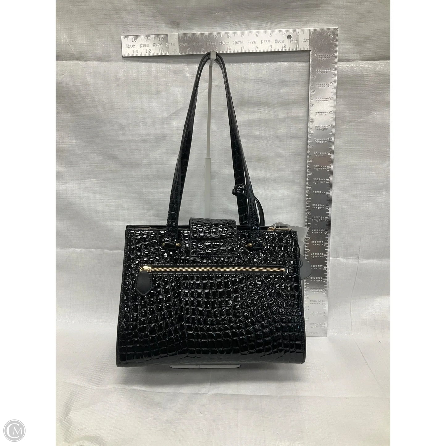 Handbag Leather By Spartina, Size: Medium