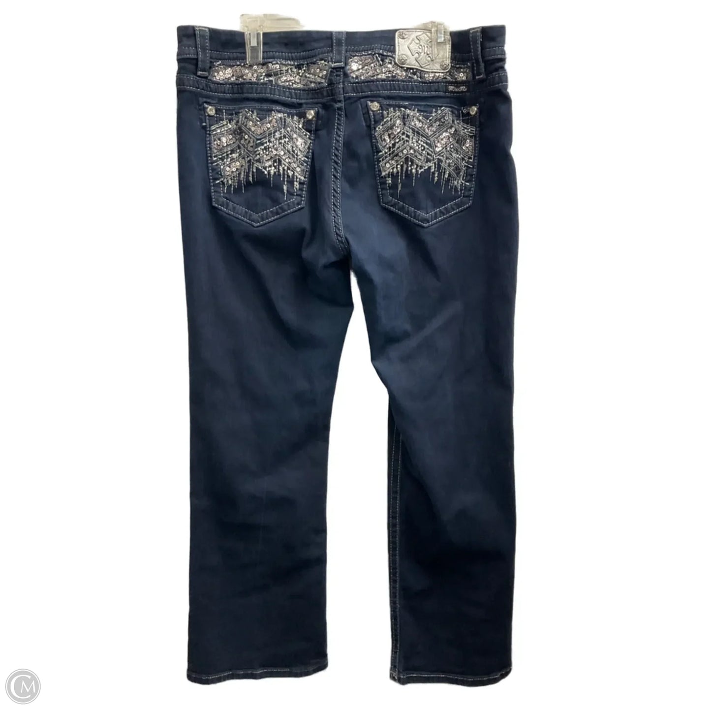 Jeans Boot Cut By Miss Me In Blue Denim, Size: 20