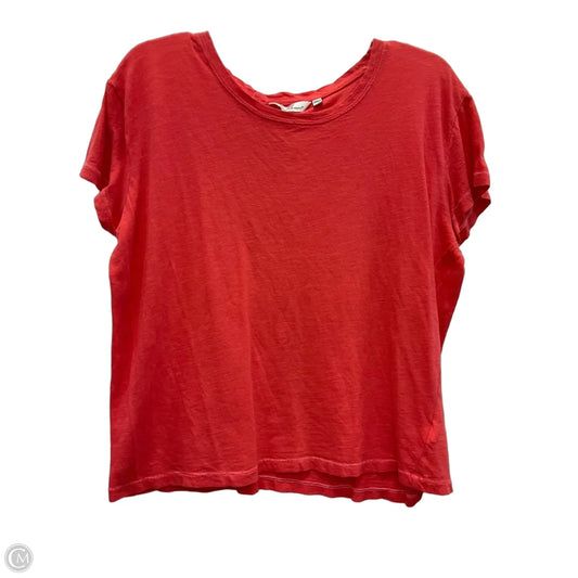 Top Short Sleeve By Vineyard Vines In Coral, Size: S