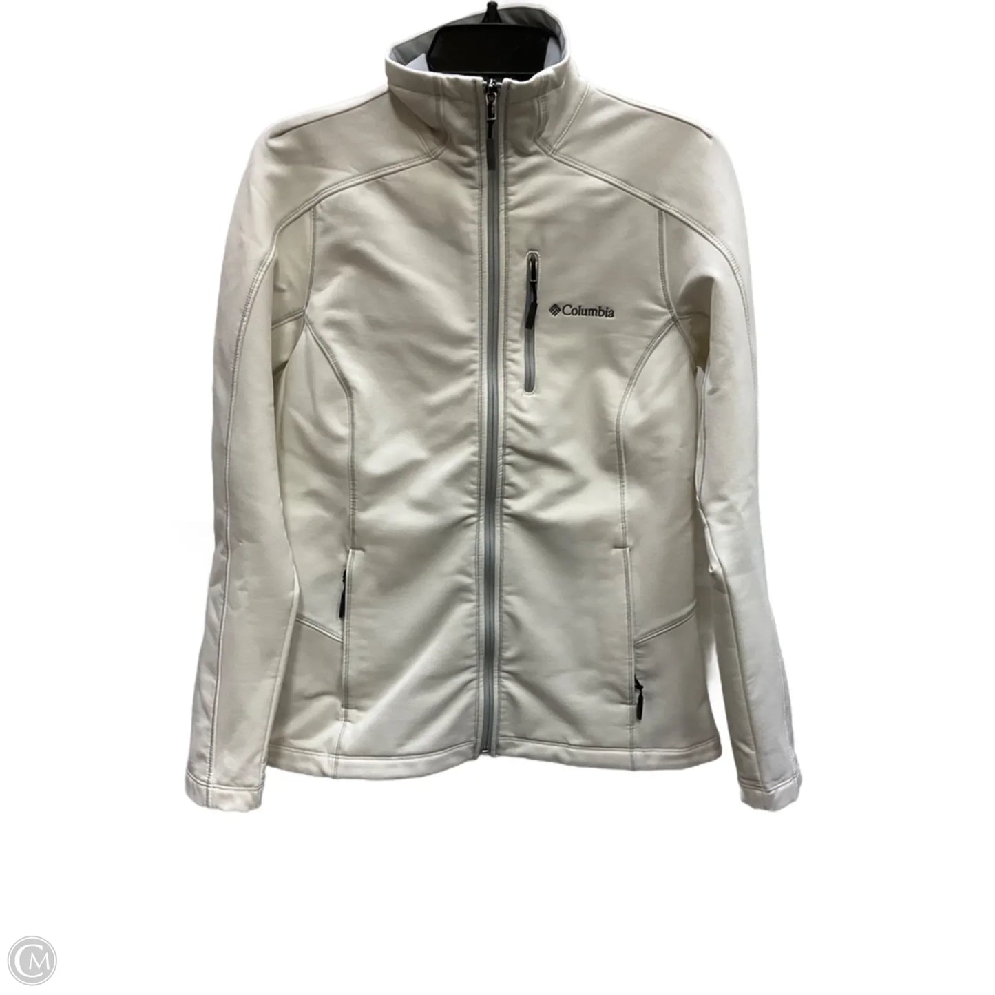 Jacket Fleece By Columbia In White, Size: S
