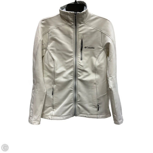Jacket Fleece By Columbia In White, Size: S