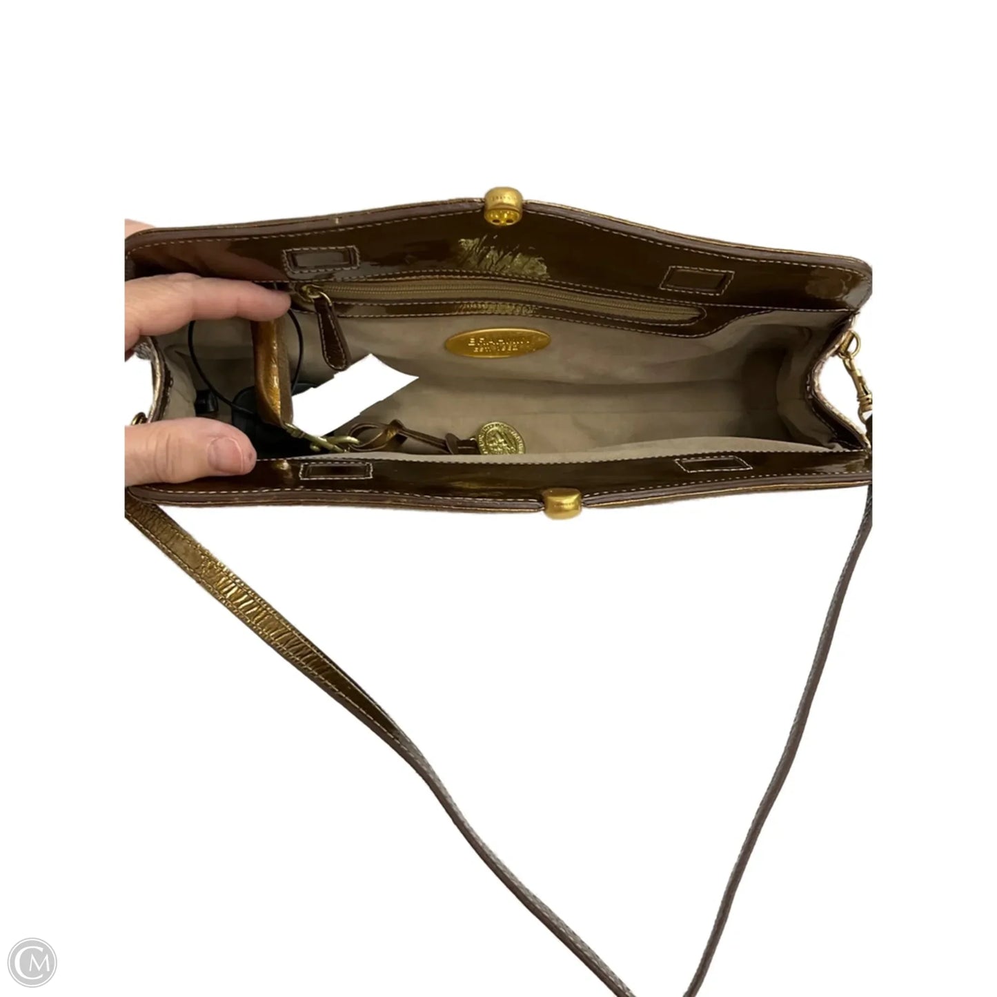 Clutch Designer By Brahmin, Size: Medium