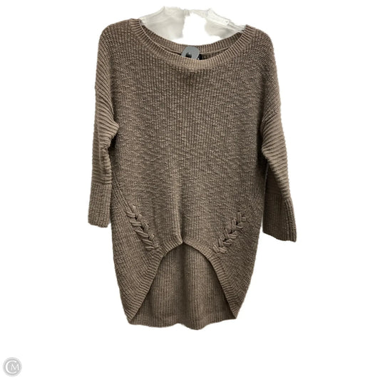 Top Long Sleeve By Express In Brown, Size: S