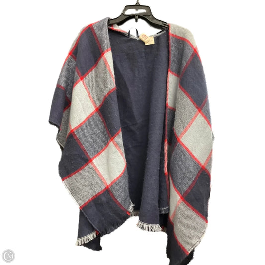 Poncho By St Johns Bay In Plaid Pattern, Size: Osfm