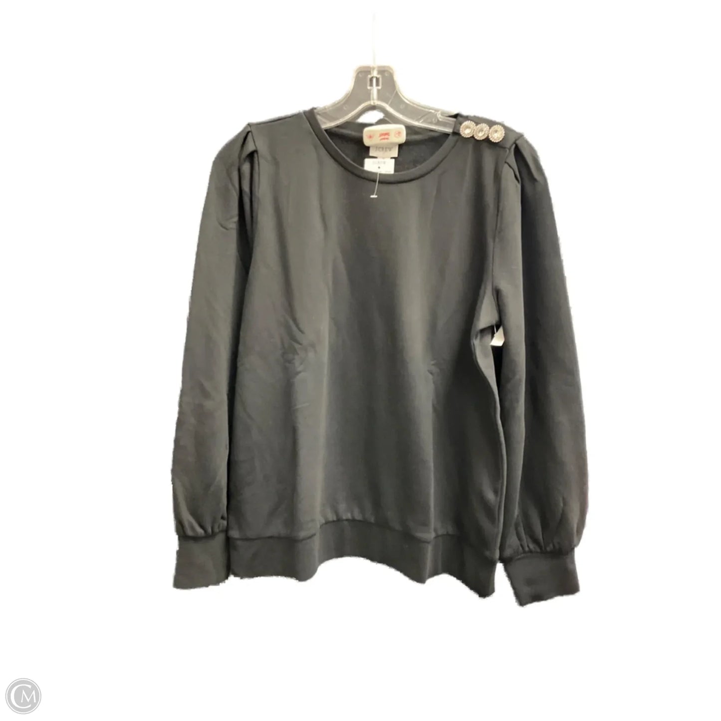 Top Long Sleeve By J. Crew In Black, Size: S