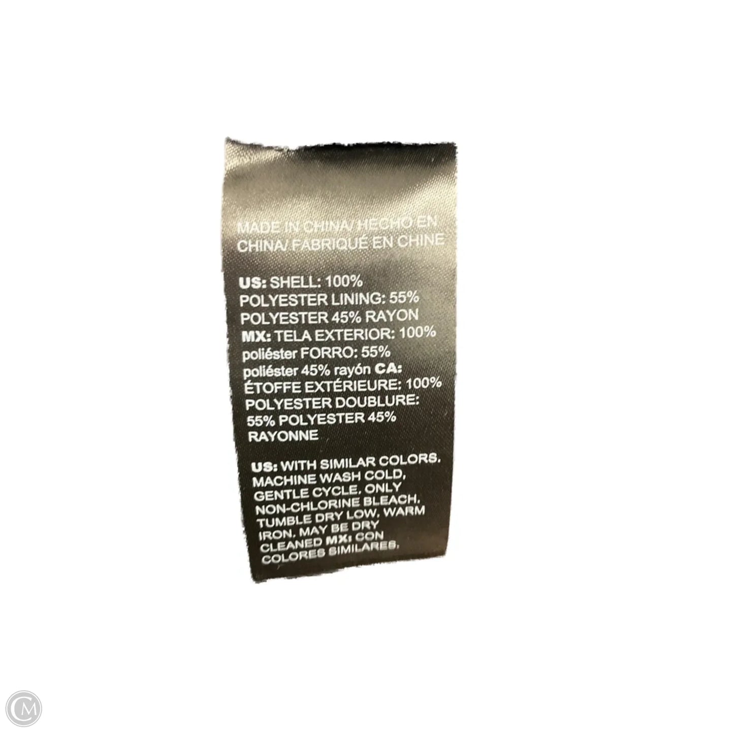 Top Long Sleeve By White House Black Market In Black & Blue, Size: Mp