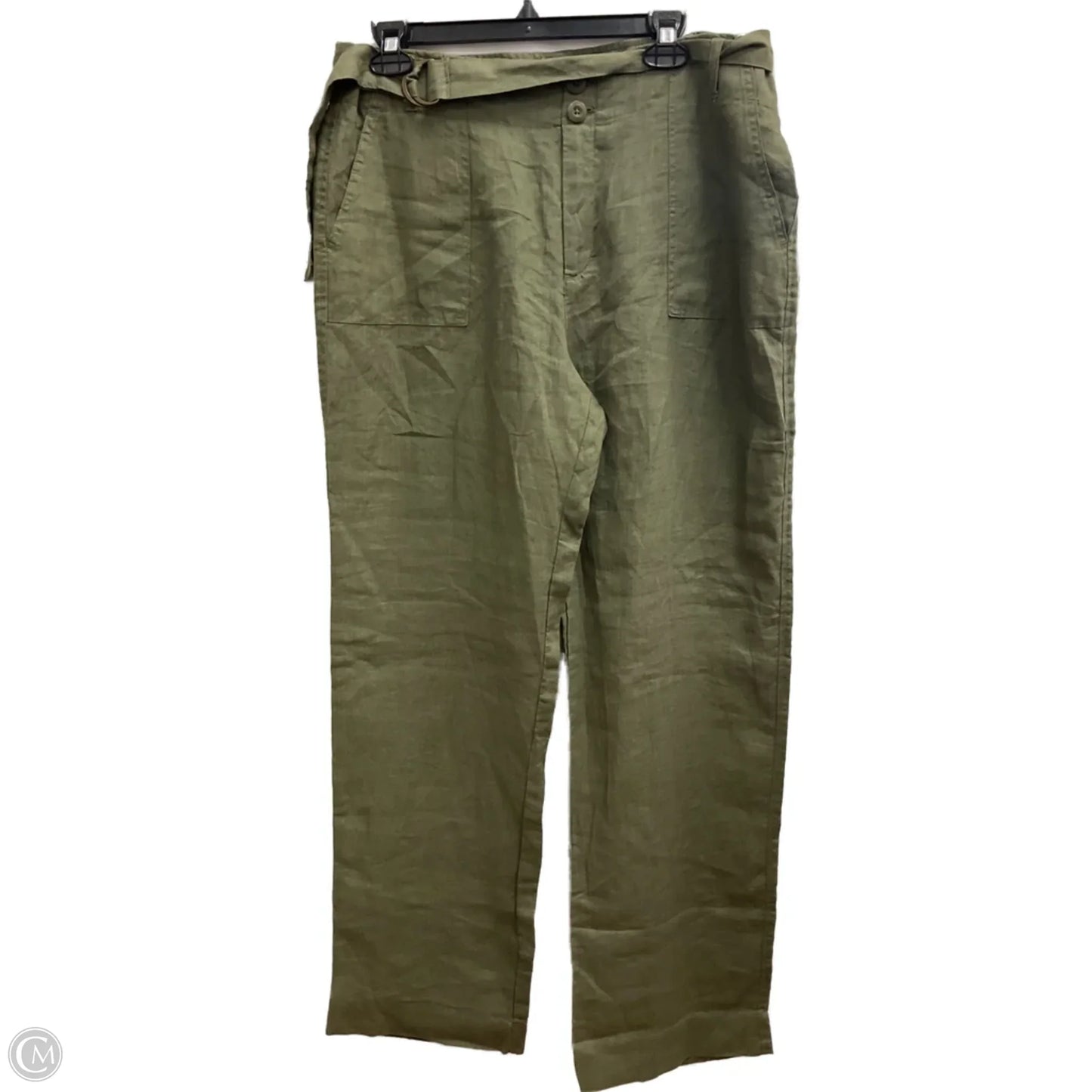 Pants Linen By Cynthia Rowley In Green, Size: 14