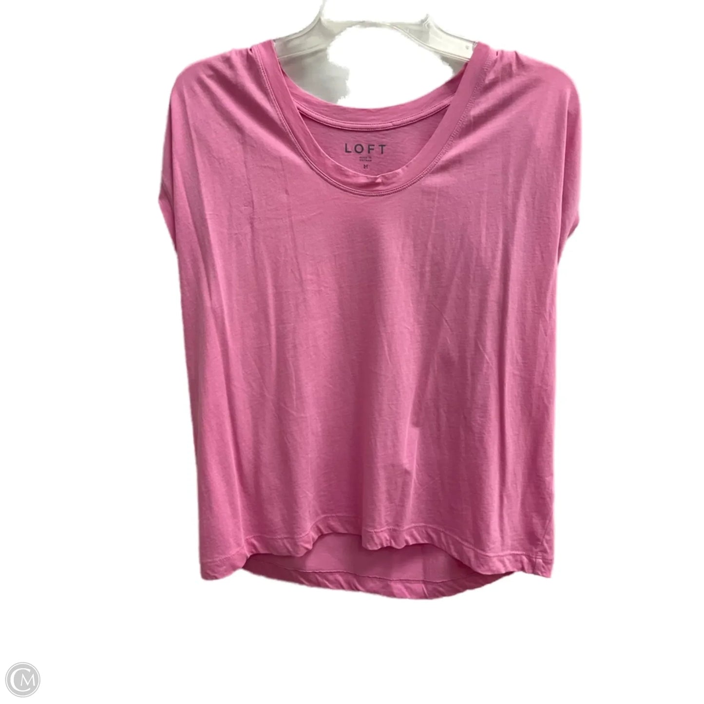 Top Sleeveless Basic By Loft In Pink, Size: M