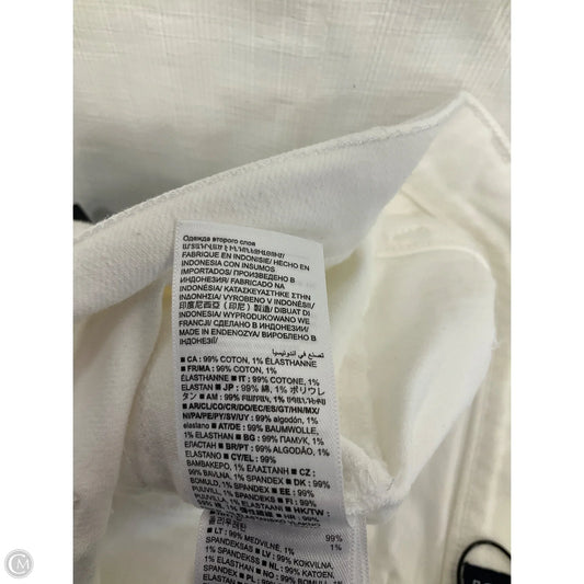 Jeans Flared By Gap In White Denim, Size: 12