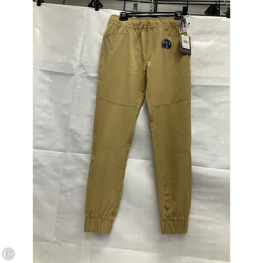 Athletic Pants By Weatherproof In Tan, Size: L