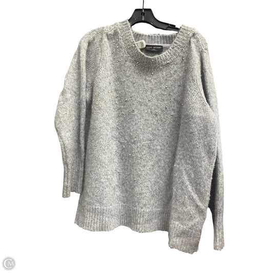 Sweater By Lane Bryant In Grey, Size: Xl