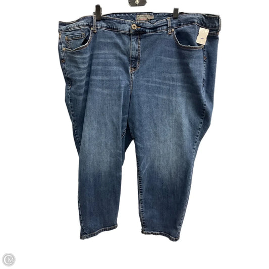 Jeans Straight By Torrid In Blue Denim, Size: 5x