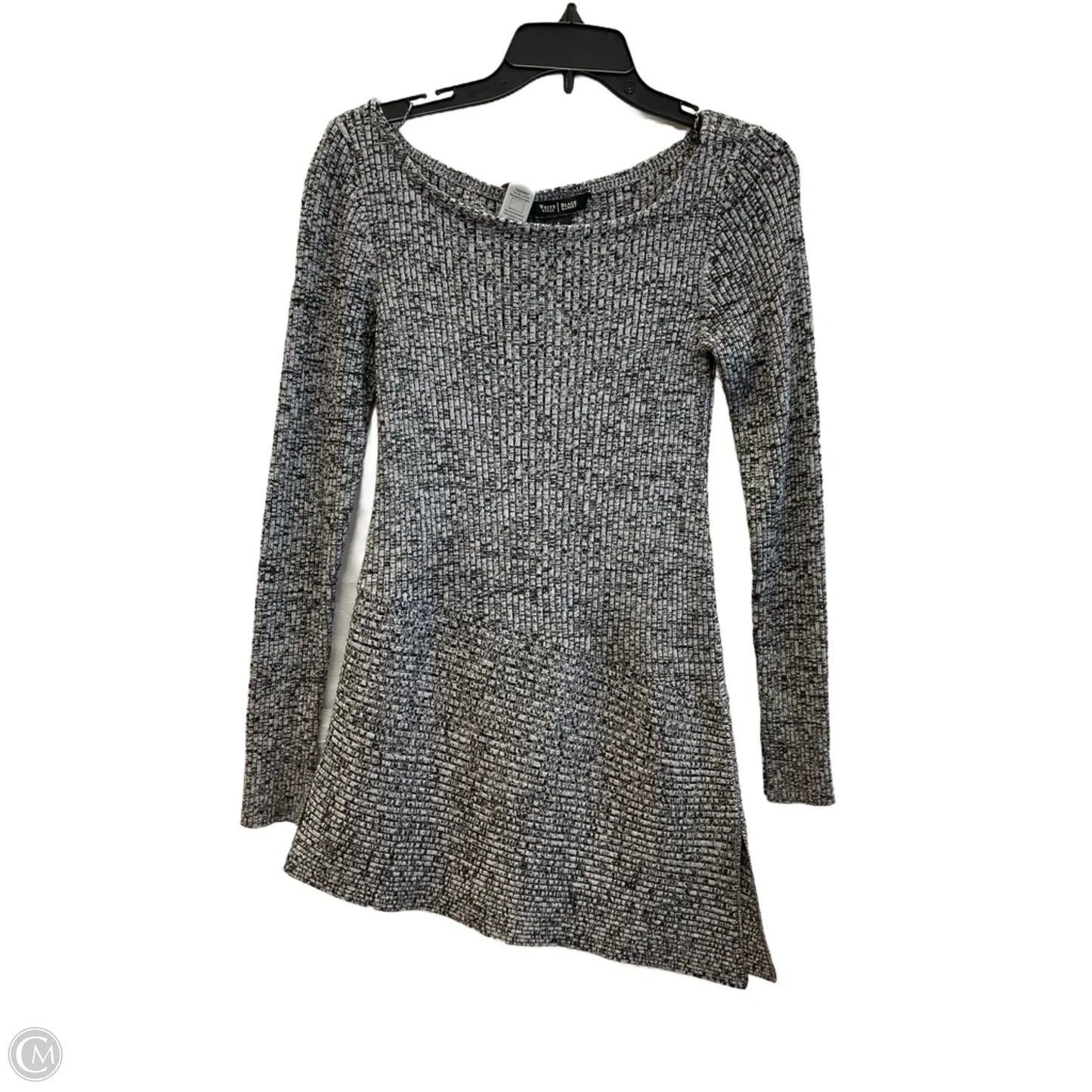 Dress Casual Midi By White House Black Market In Silver, Size: S