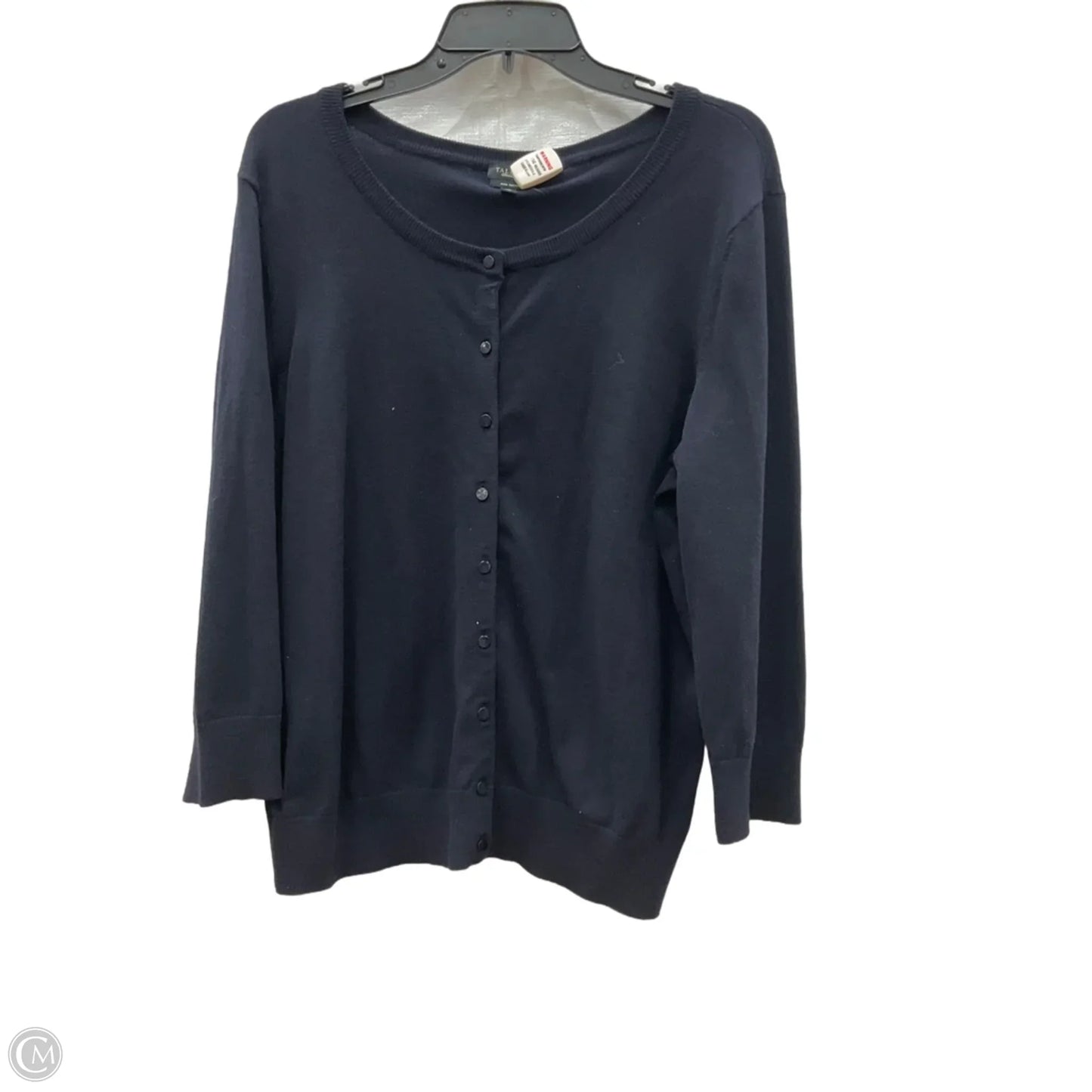 Cardigan By Talbots In Navy, Size: Xl