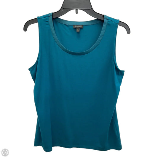 Top Sleeveless By Talbots In Blue, Size: Mp