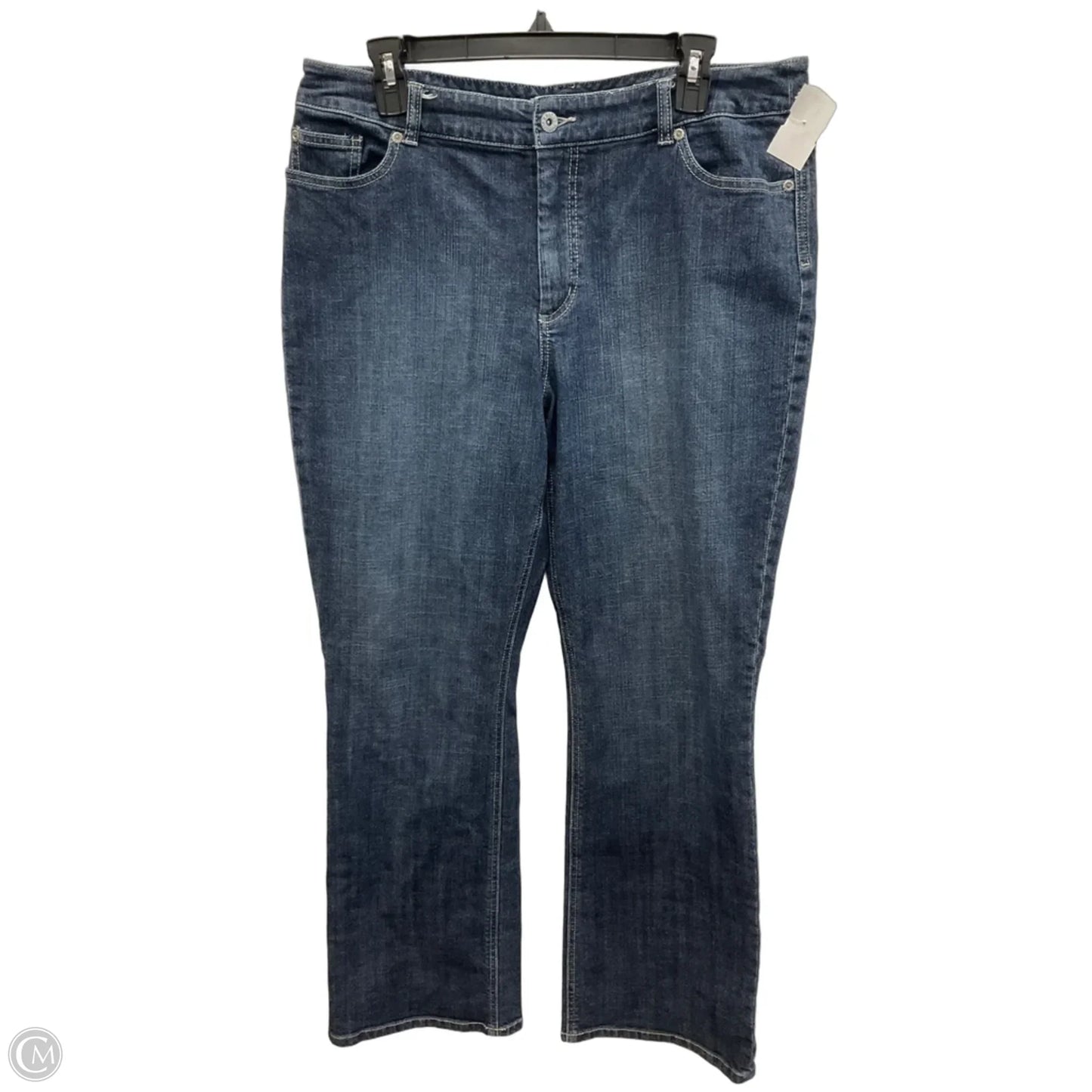 Jeans Boot Cut By Chicos In Blue Denim, Size: 12