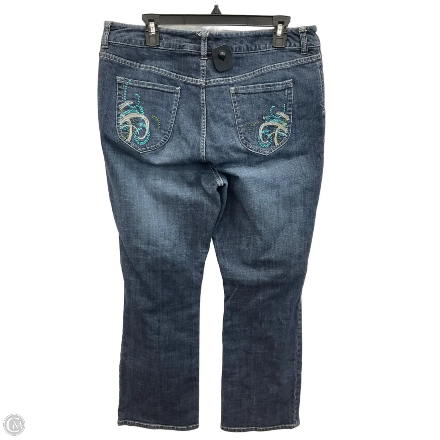 Jeans Boot Cut By Chicos In Blue Denim, Size: 12