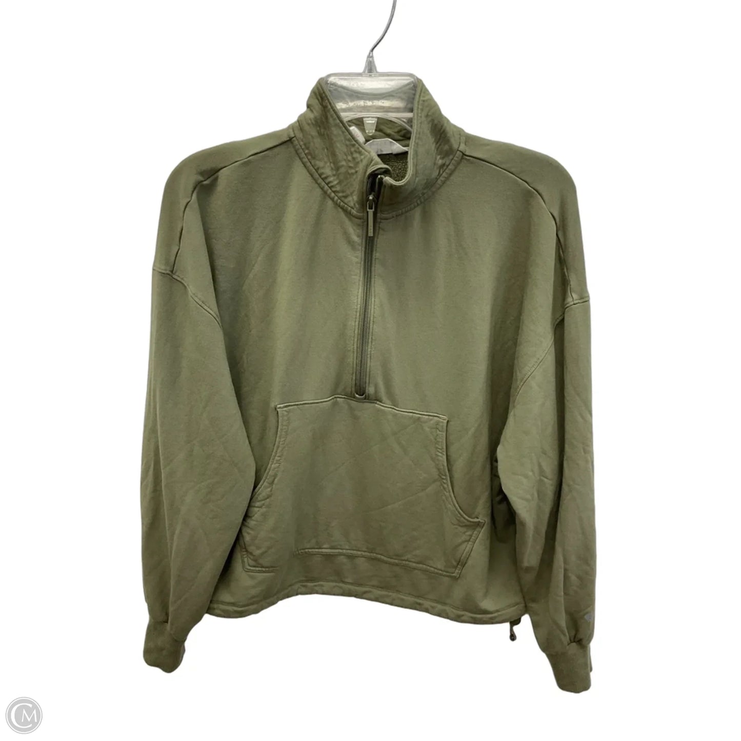 Athletic Sweatshirt Collar By Cmb In Green, Size: Xs