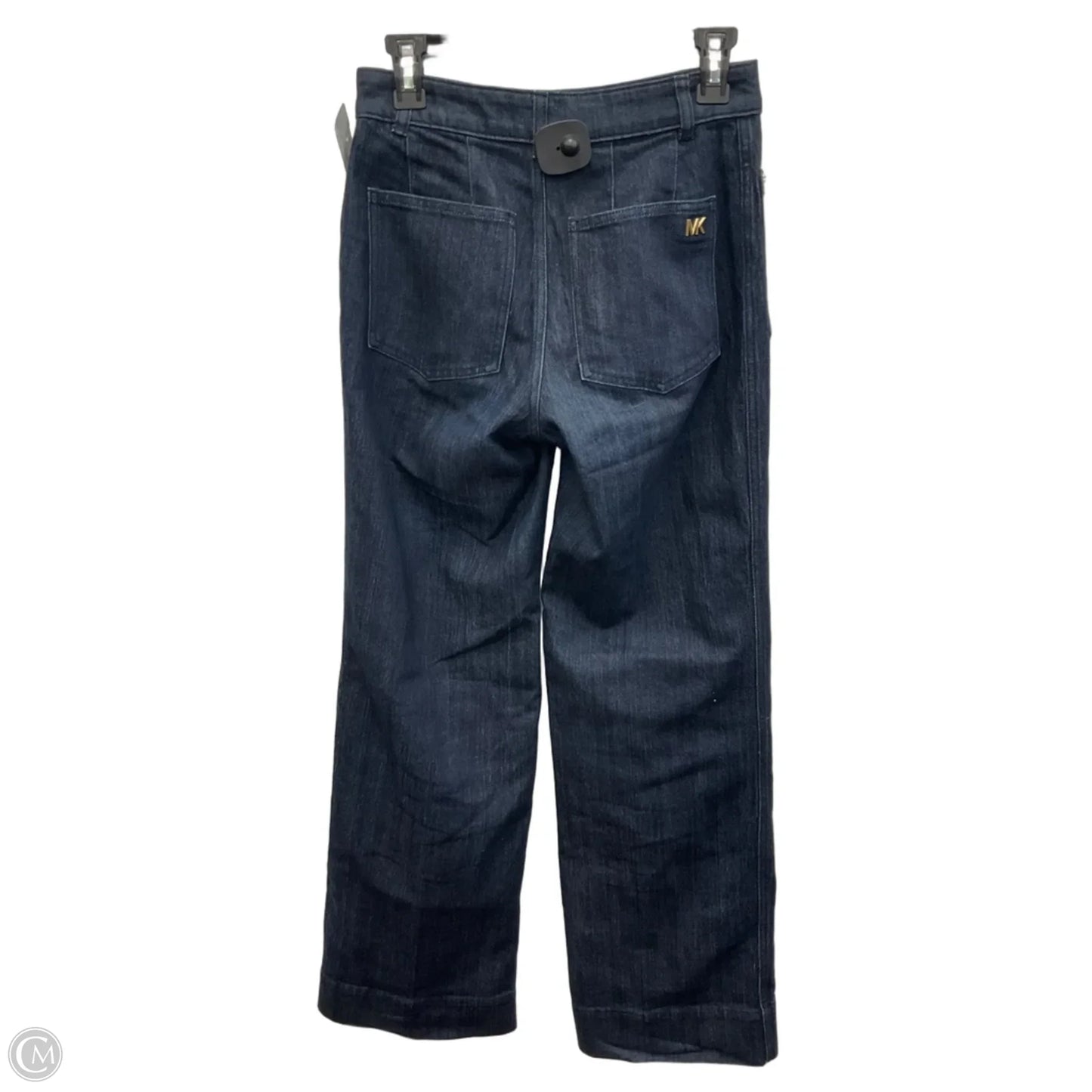 Jeans Wide Leg By Michael Kors In Blue Denim, Size: 2