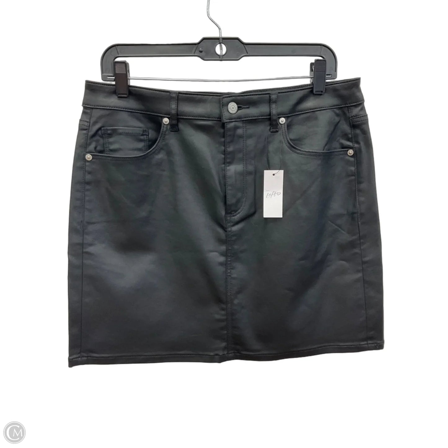 Skirt Midi By Loft In Black, Size: 10