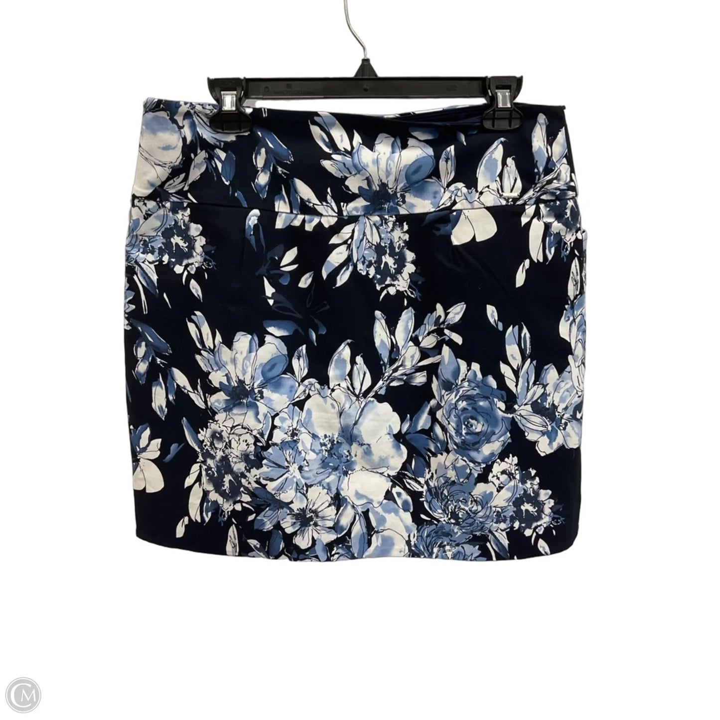 Athletic Skort By Sc & Co In Floral Print, Size: L