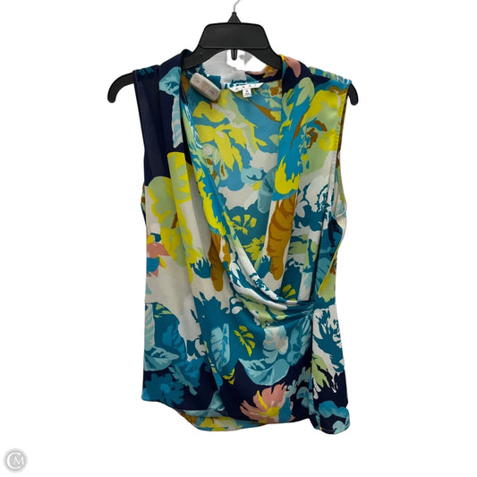 Top Sleeveless By Cabi In Multi-colored, Size: M