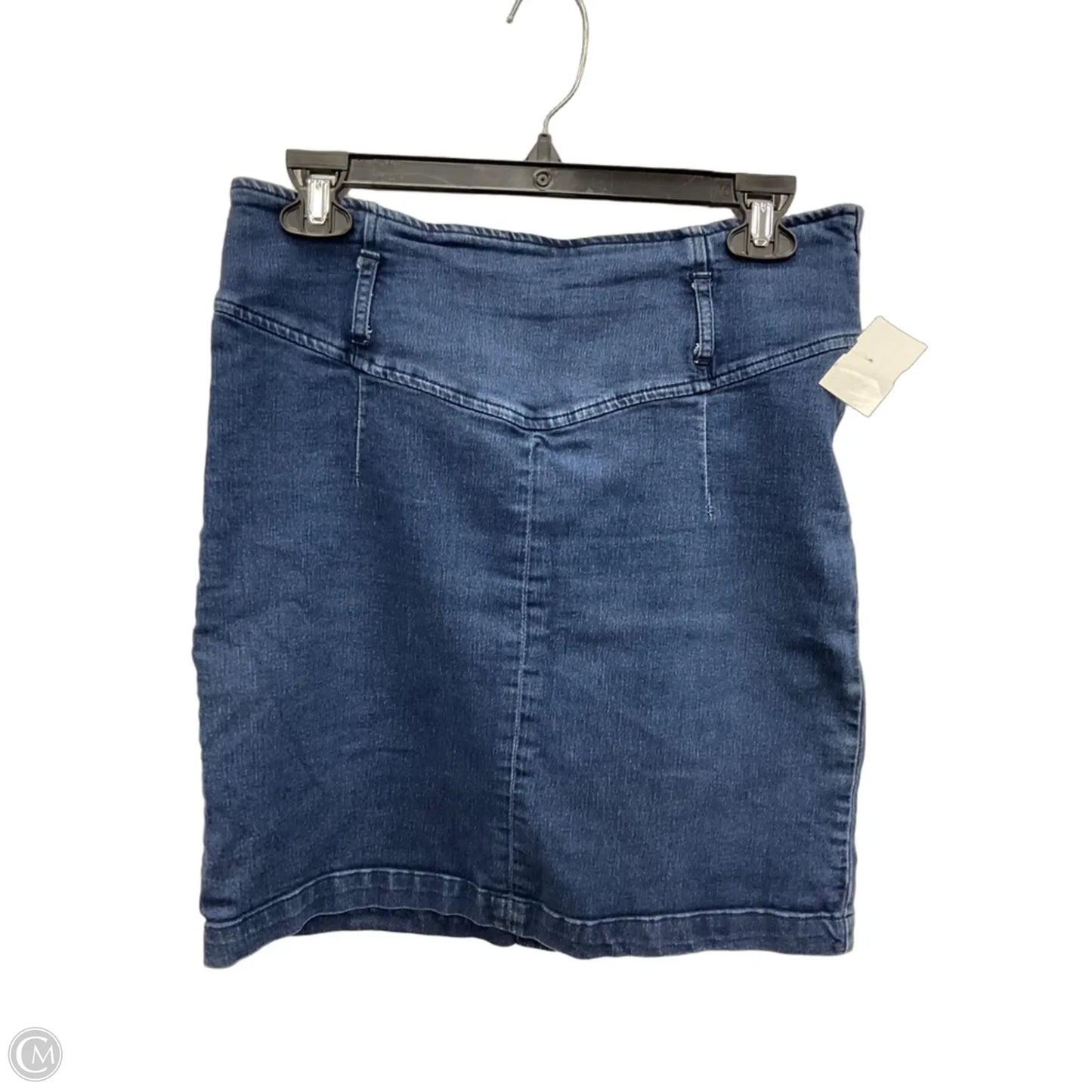 Skirt Mini & Short By Free People In Blue Denim, Size: 12