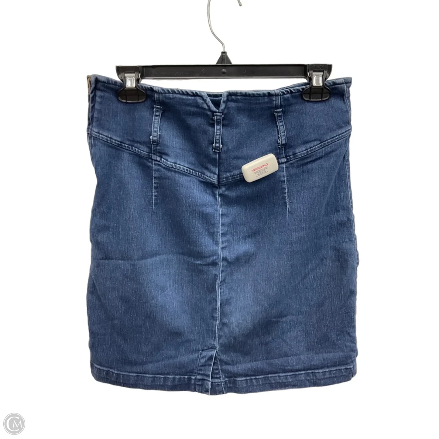 Skirt Mini & Short By Free People In Blue Denim, Size: 12