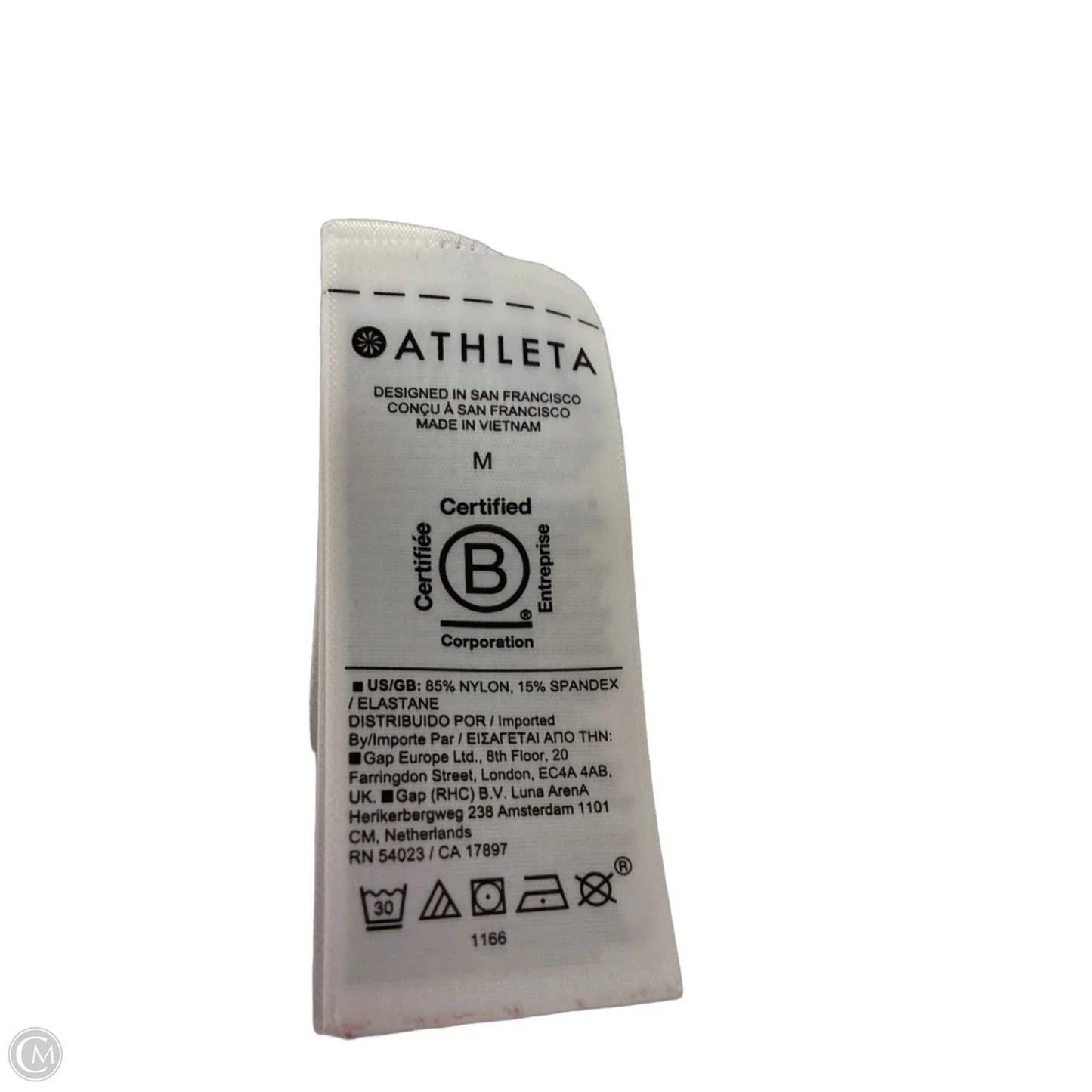 Athletic Jacket By Athleta In White, Size: M