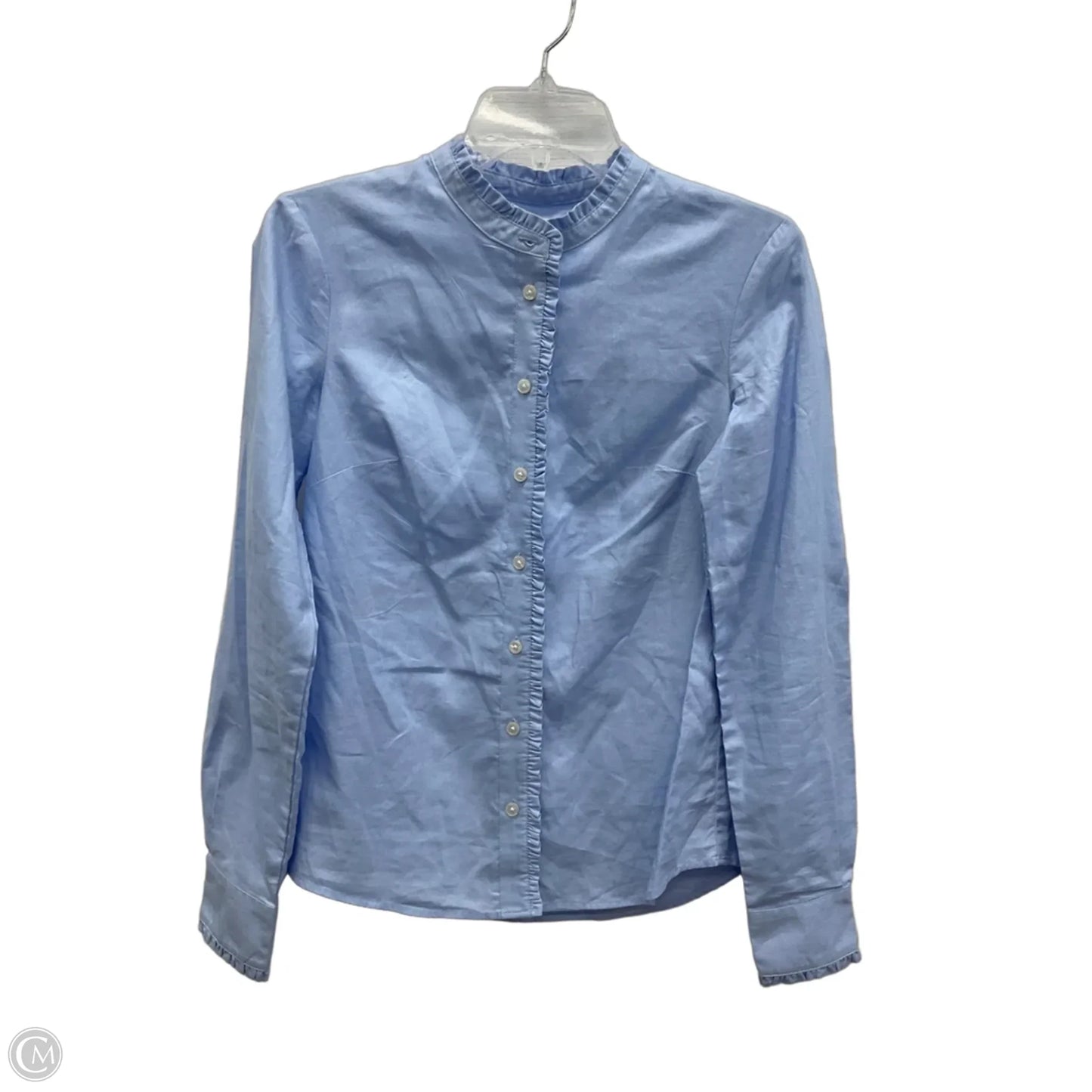 Top Long Sleeve By Boden In Blue, Size: Xs