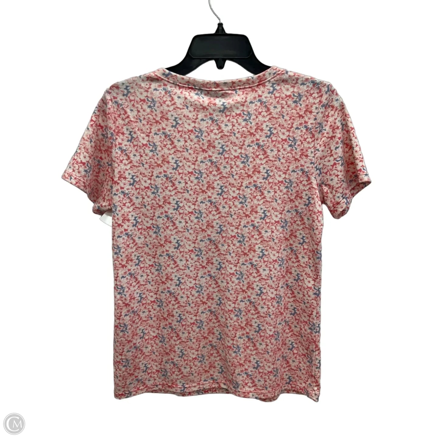 Top Short Sleeve By Style And Company In Floral Print, Size: S