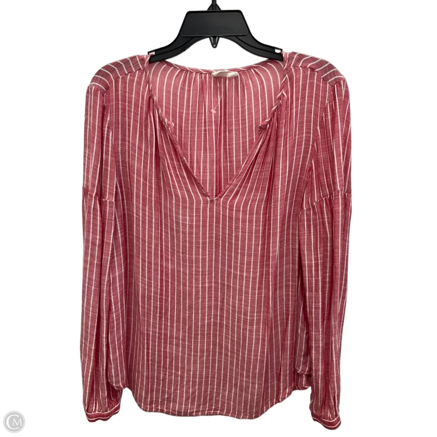 Top Long Sleeve By Gap In Striped Pattern, Size: S