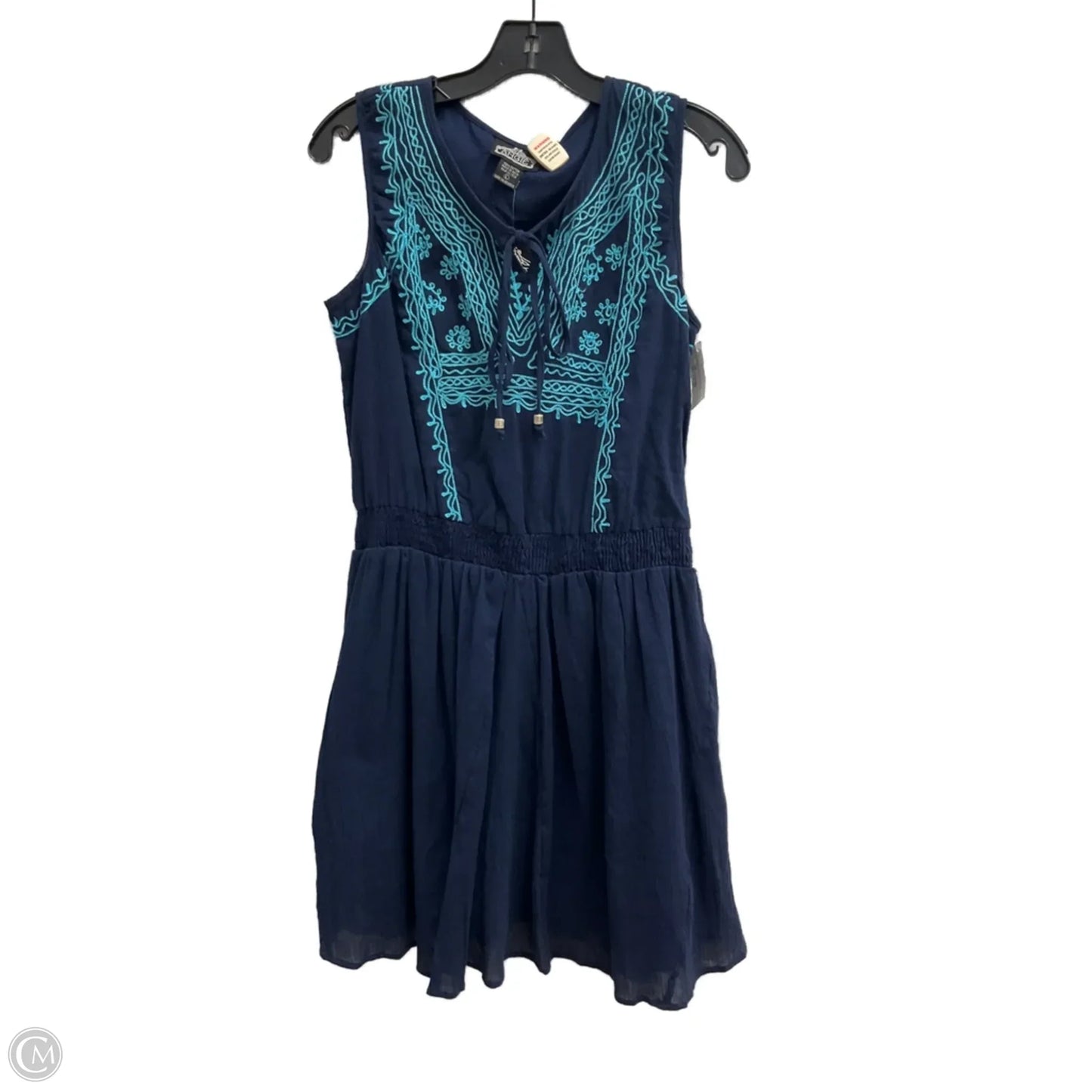 Dress Casual Short By Angie In Blue, Size: L