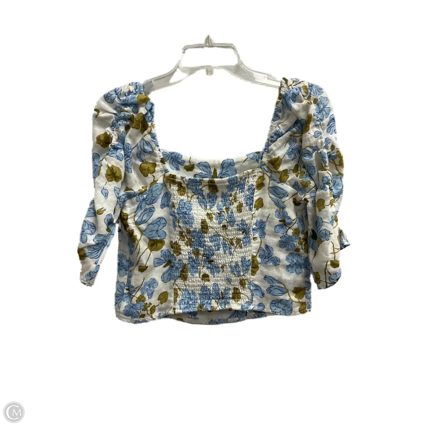 Top Short Sleeve By Joie In Floral Print, Size: S