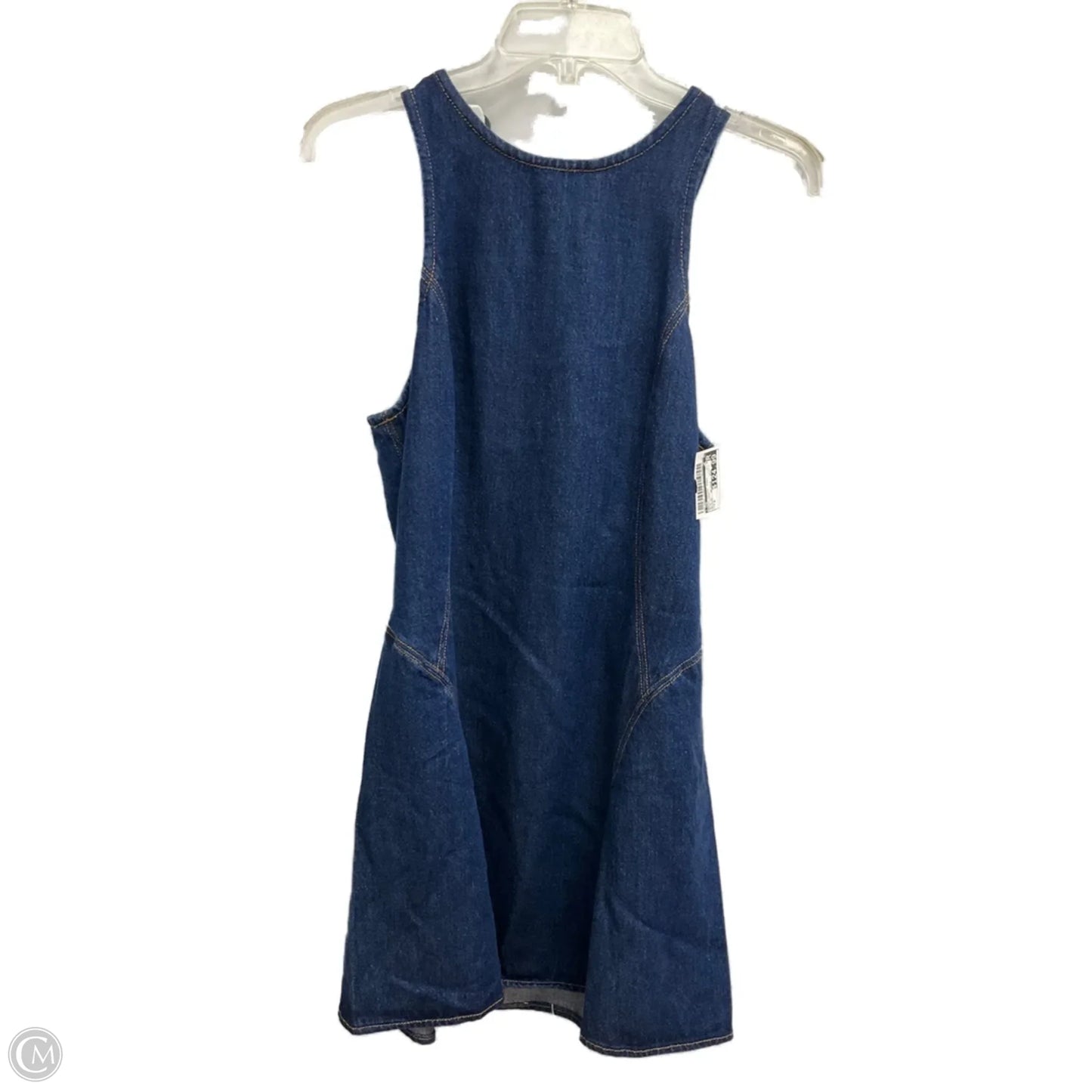 Dress Casual Midi By Cma In Blue Denim, Size: 4