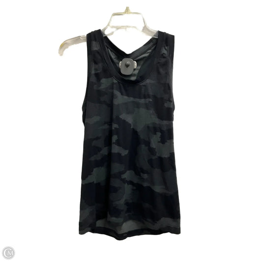 Athletic Tank Top By Athleta In Camouflage Print, Size: M