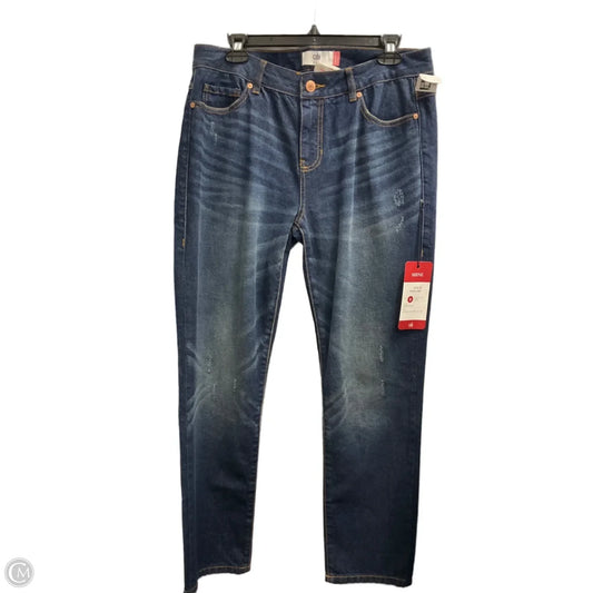 Jeans Wide Leg By Cabi In Blue Denim, Size: 8