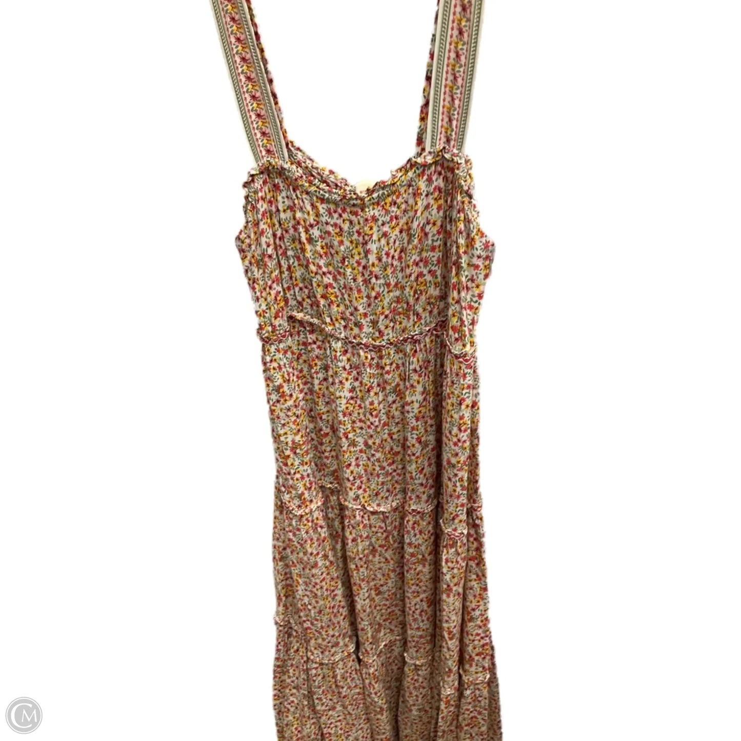 Dress Casual Midi By Max Studio In Floral Print, Size: L