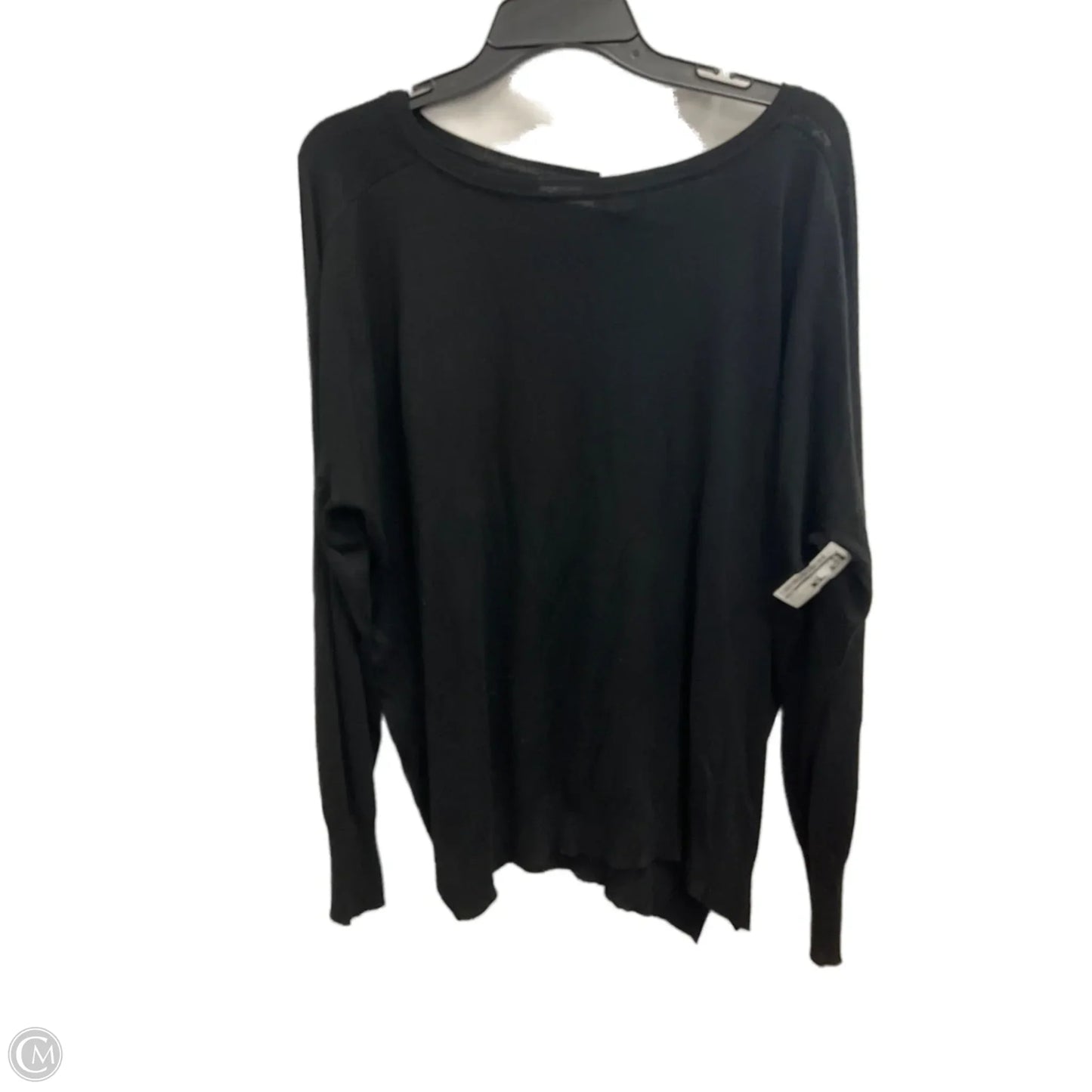 Top Long Sleeve By Zara In Black, Size: M