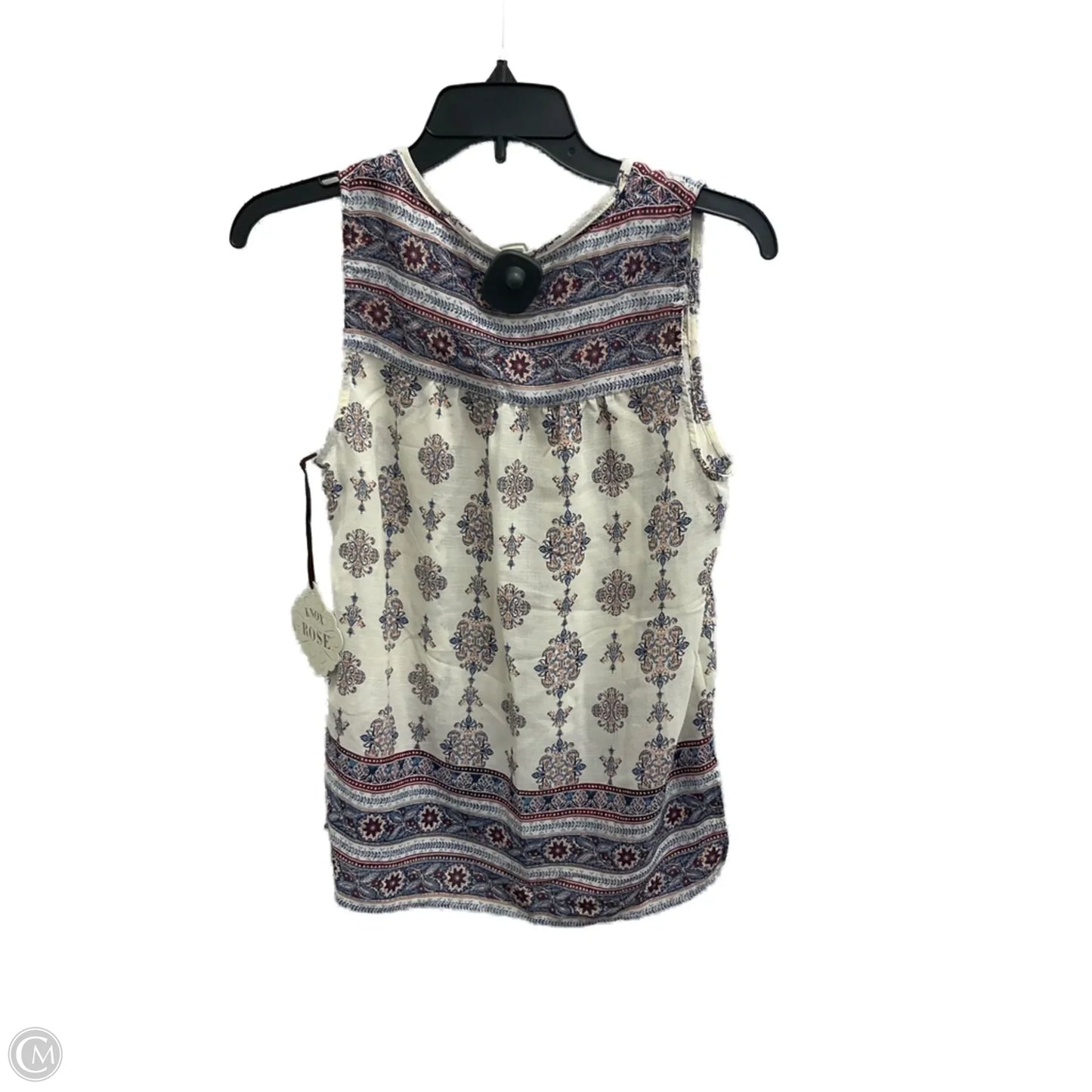 Top Sleeveless By Knox Rose In Blue, Size: S