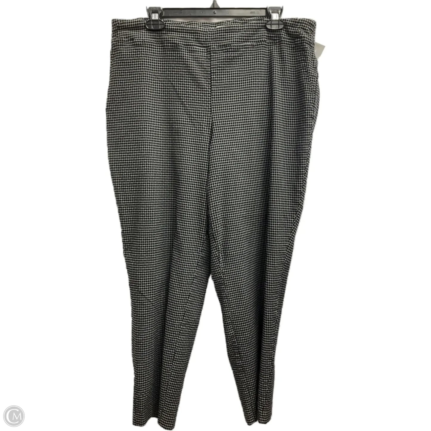 Pants Cropped By Adrienne Vittadini In Black, Size: 16