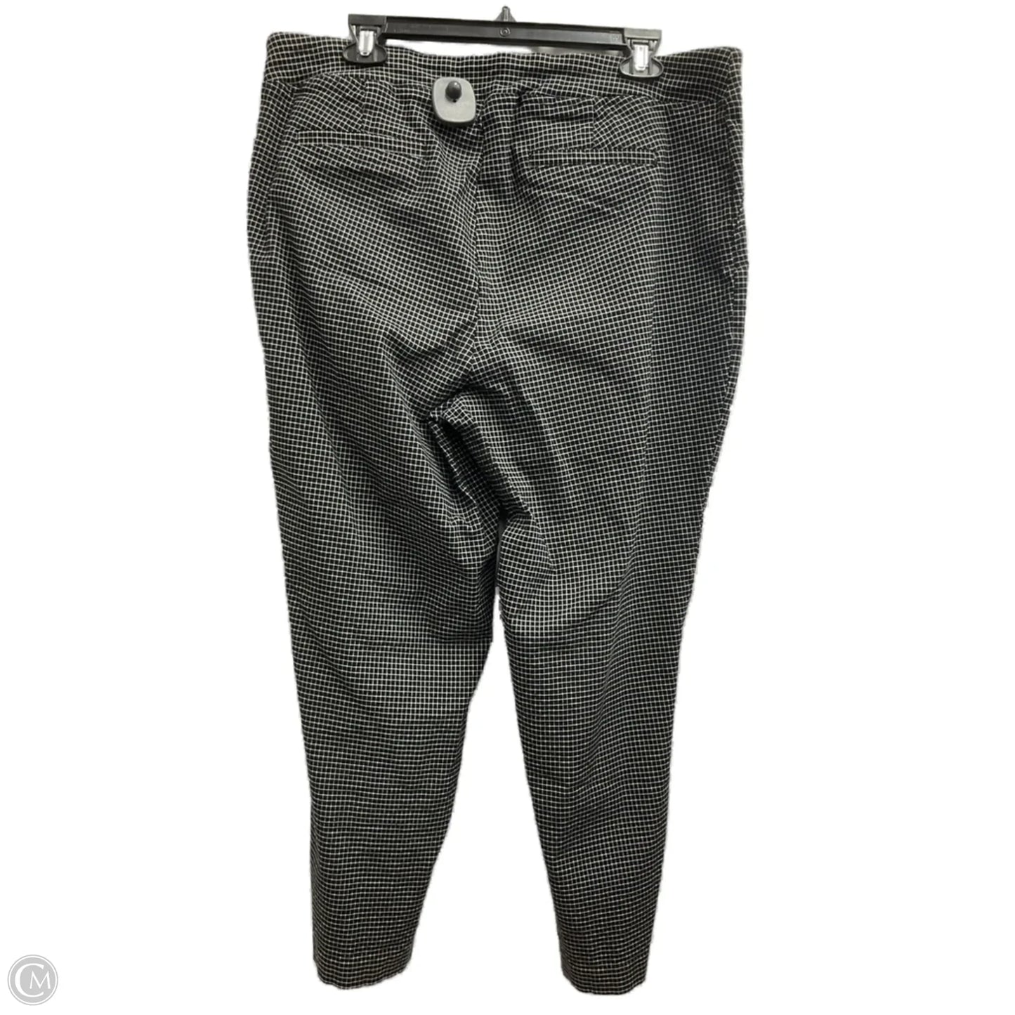 Pants Cropped By Adrienne Vittadini In Black, Size: 16