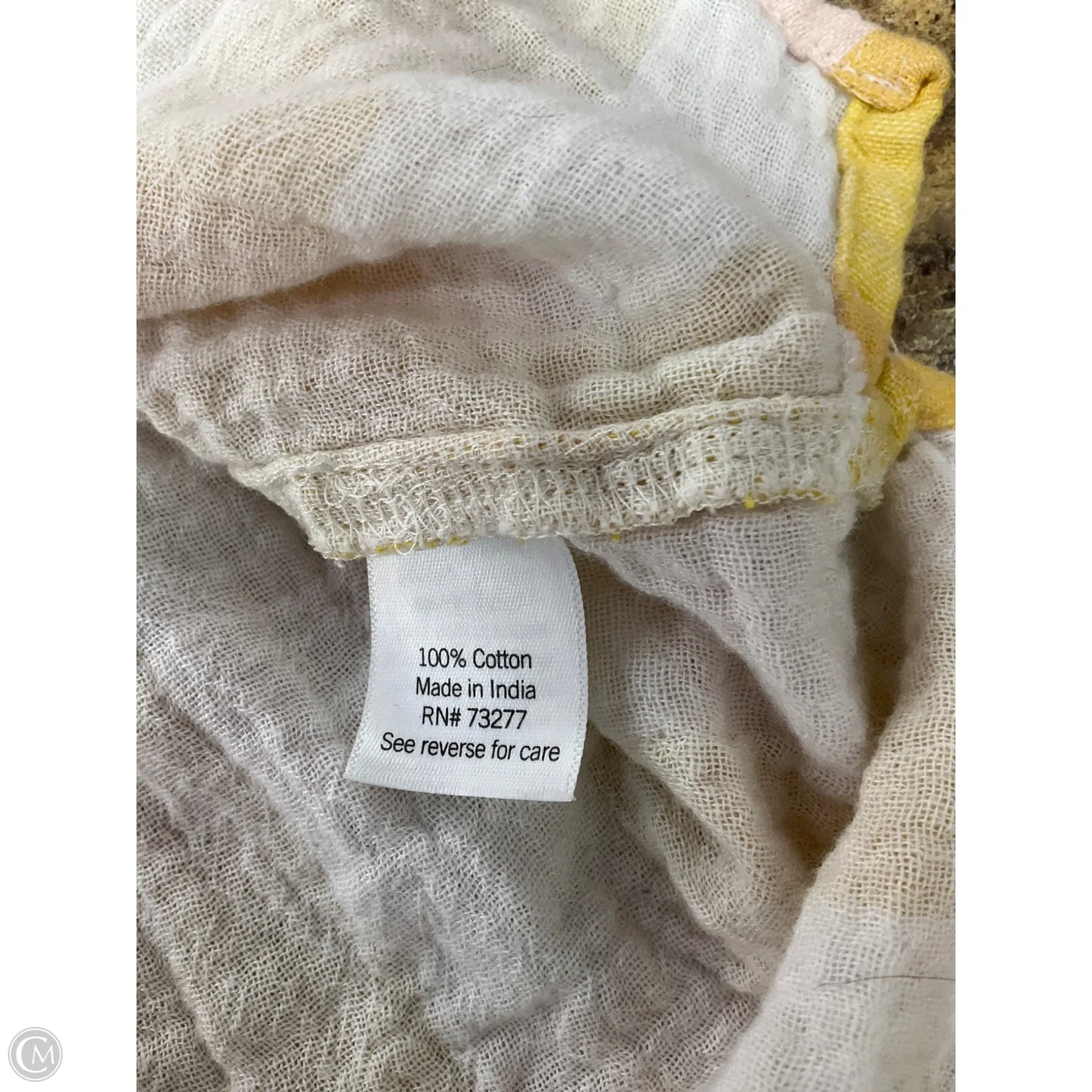 Top Short Sleeve By Sonoma In Checkered Pattern, Size: Xxl