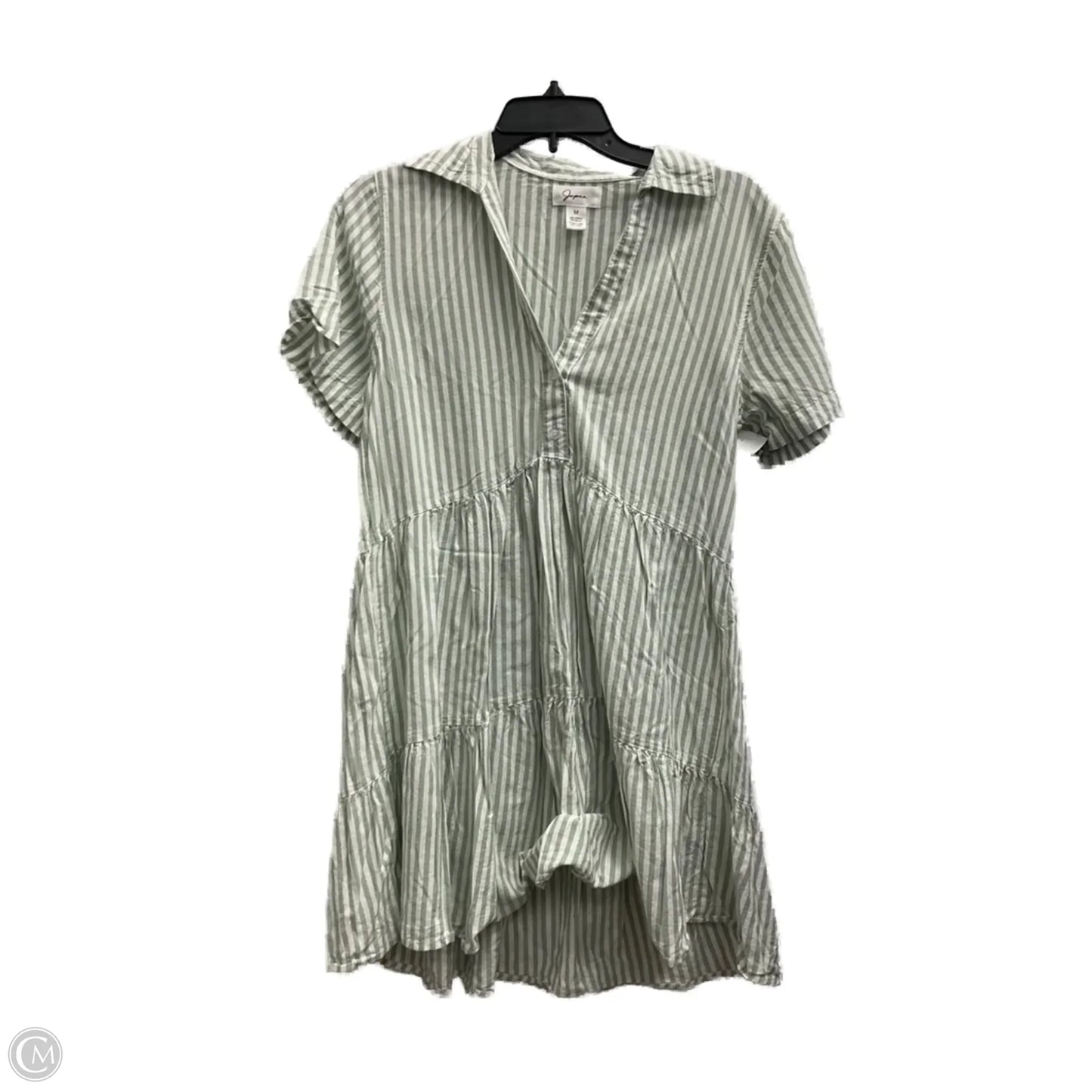Dress Casual Short By Japna In Striped Pattern, Size: M