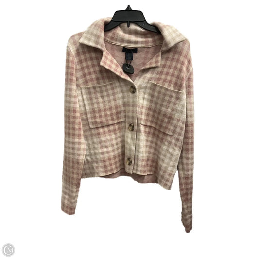 Blazer By Rachel Roy In Plaid Pattern, Size: M