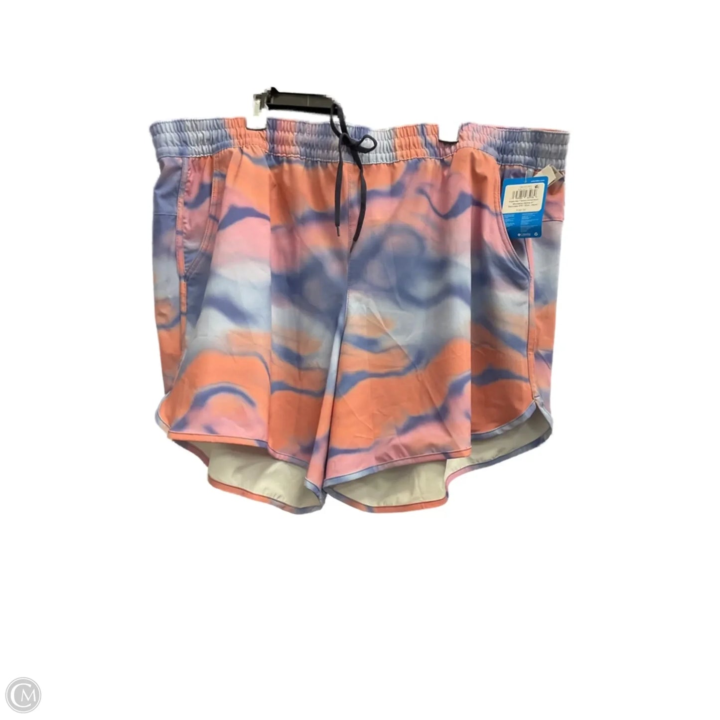 Athletic Shorts By Columbia In Tie Dye Print, Size: 3x