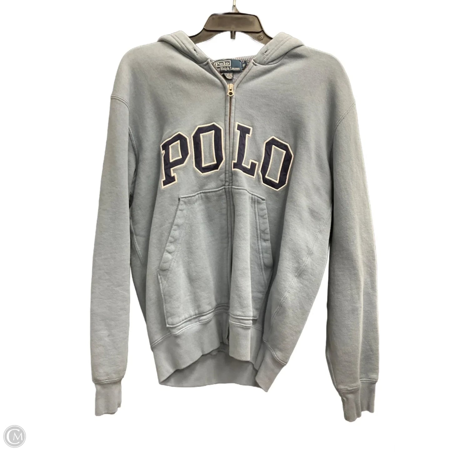 Jacket Fleece By Polo Ralph Lauren In Blue, Size: S