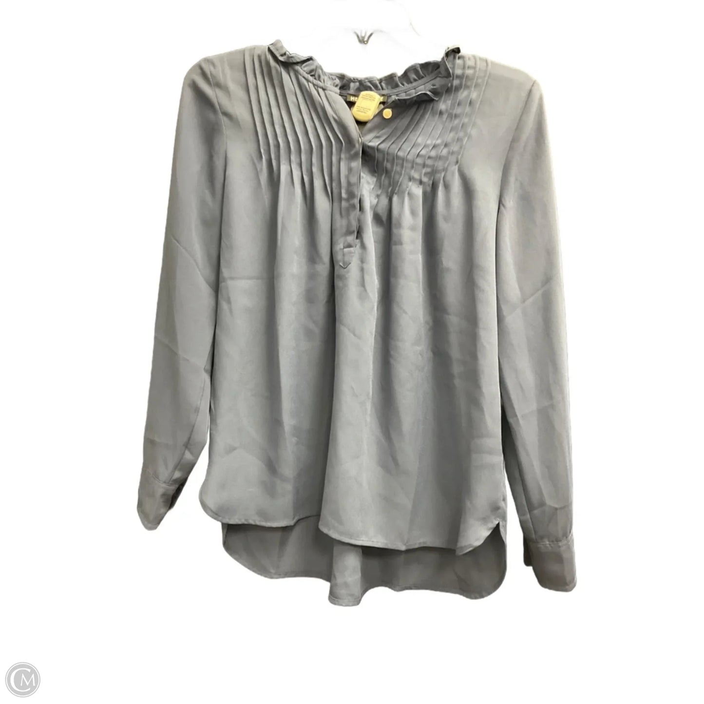 Blouse Long Sleeve By J. Crew In Blue, Size: 2