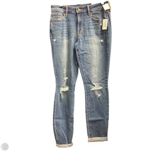 Jeans Skinny By Old Navy In Blue Denim, Size: 4